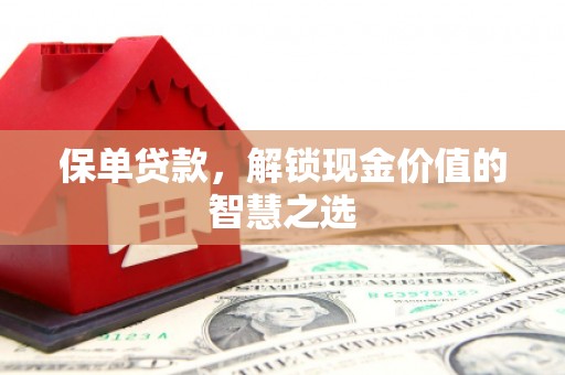 泉港保单贷款，解锁现金价值的智慧之选